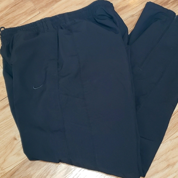 Nike Other - Vintage Nike Black Insulated Mens Track Pants,baggy Large,old School,orange Tag,